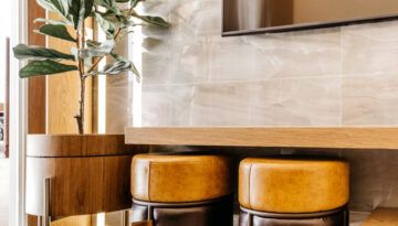 Living room with modern and beautiful decoration